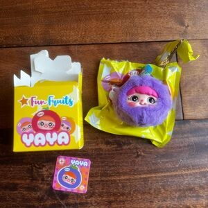 Yaya Fun Fruits Purple Plush Pendant Scented